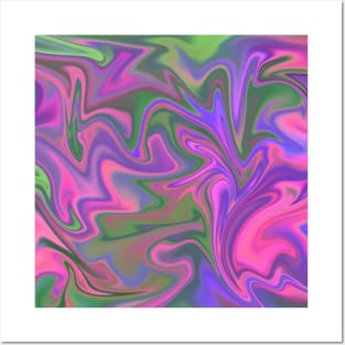 Mixed colors abstract pattern Posters and Art